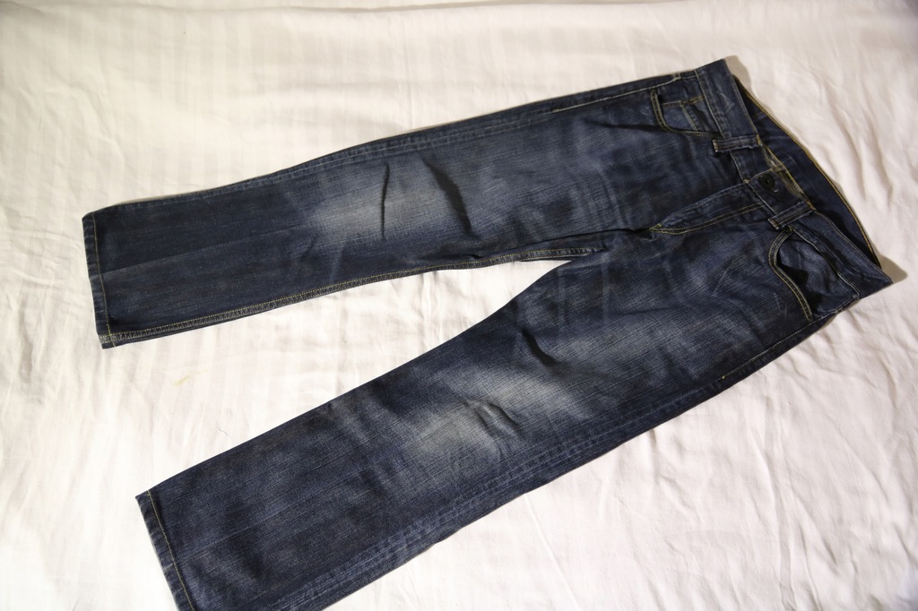 LEVIS 506 GRANATOWE spodnie roz32/3O pas 86-88cm