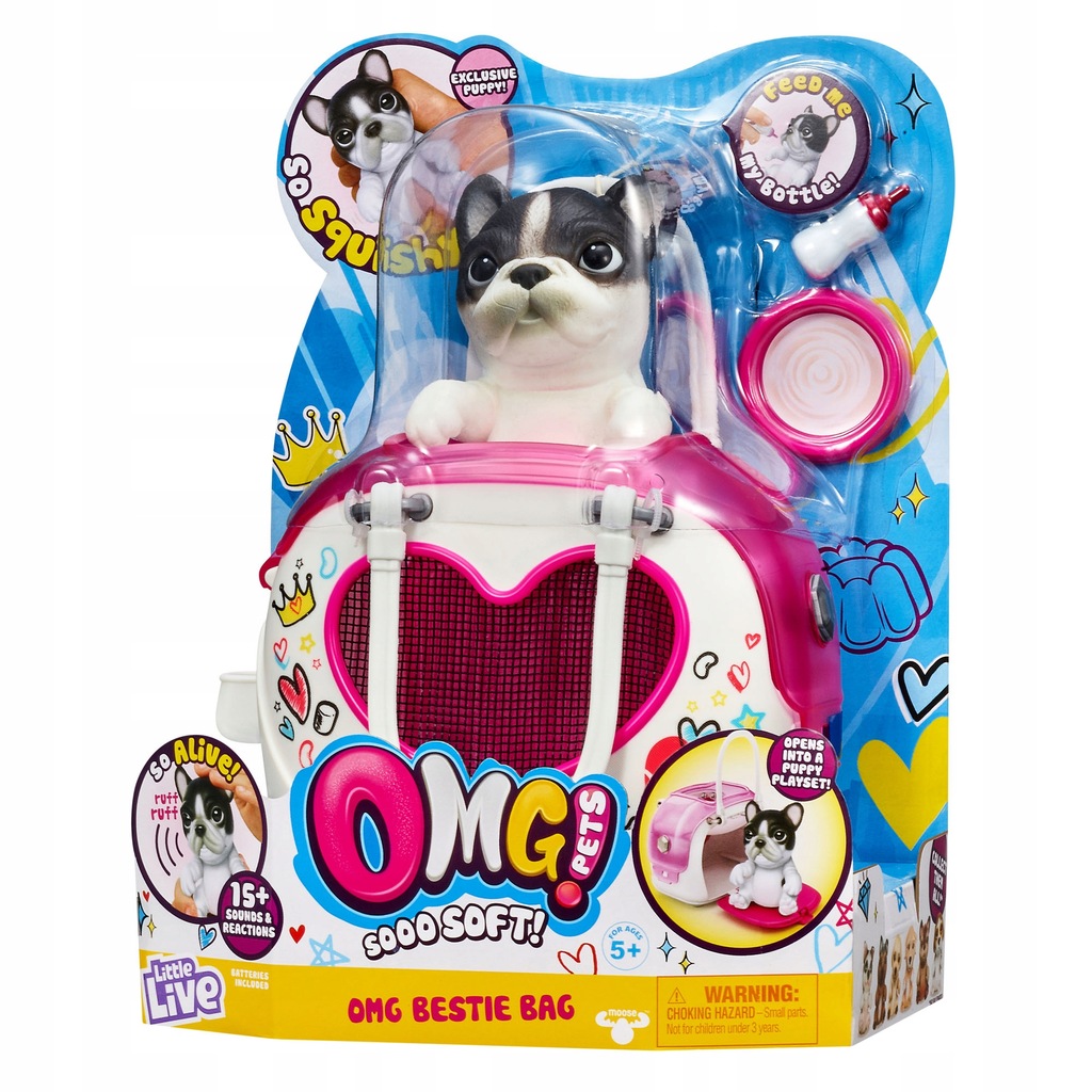 LITTLE LIVE PETS OMG PETS PIESEK KUFEREK GLAMOUR - 12732061318 ...