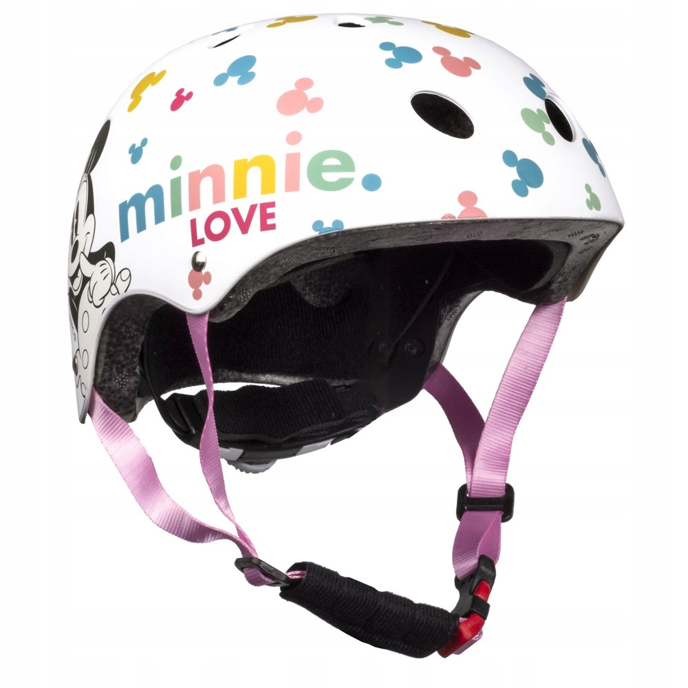 KASK SPORTOWY MINNIE WHITE