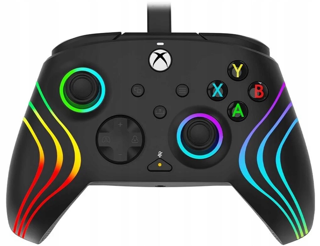 Kontroler przewodowy PDP Afterglow Wave Czarny do Xbox Series/Xbox One/PC