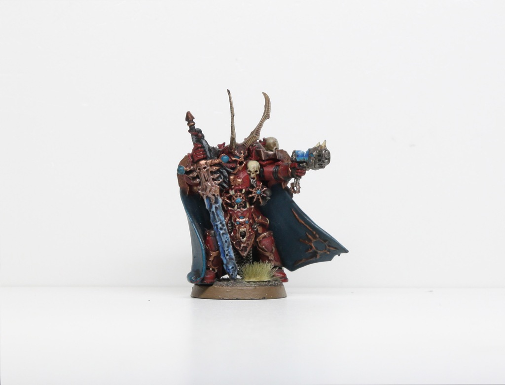 40k - CHAOS LORD z Dark Vengeance #2 malowany