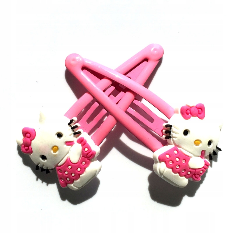 Spinki do włosów 2 szt. HELLO KITTY KOT NAPÓJ