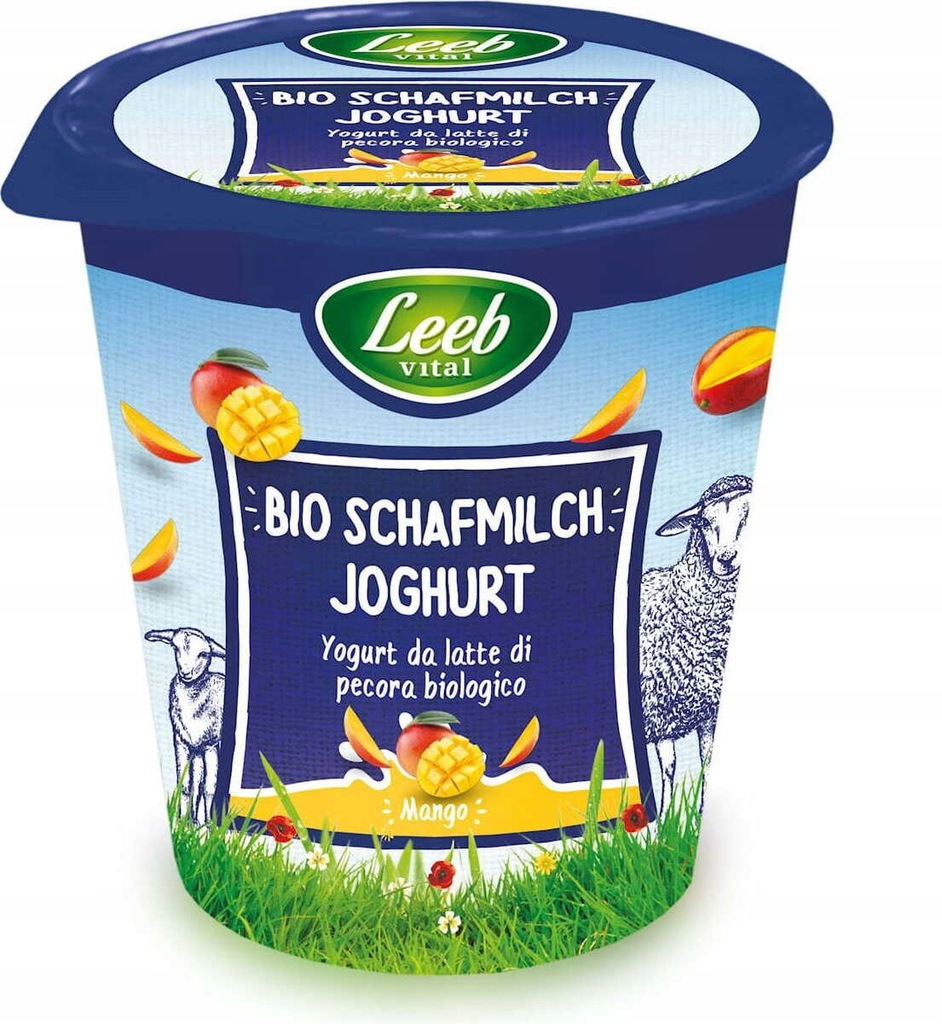 OWCZY JOGURT MANGO BIO 125 g - LEEB VITAL