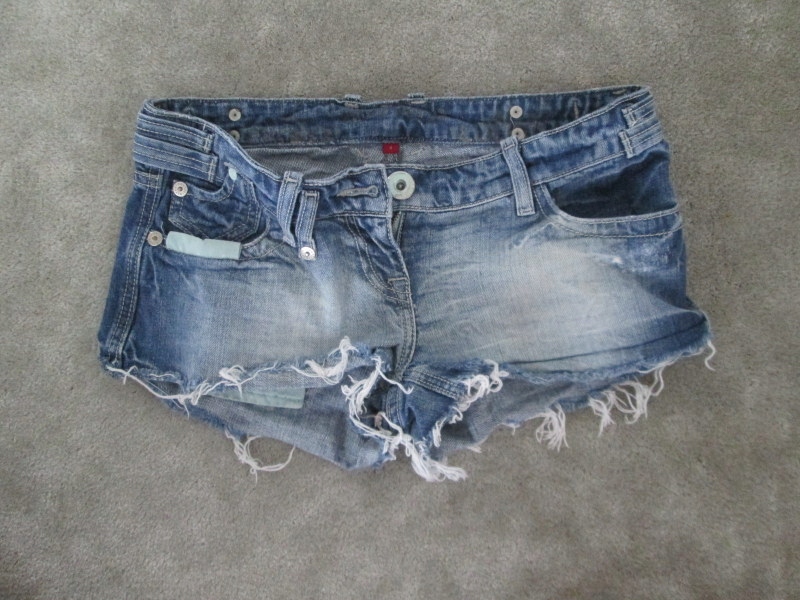 RIVER ISLAND__JEANS szorty spodenki DZINSOWE__36 S