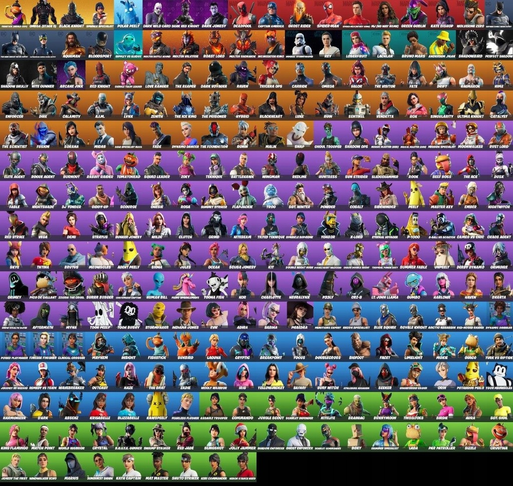 KONTO FORTNITE BLACK KNIGHT UNIKATOWE SKINY THE L 13055046708