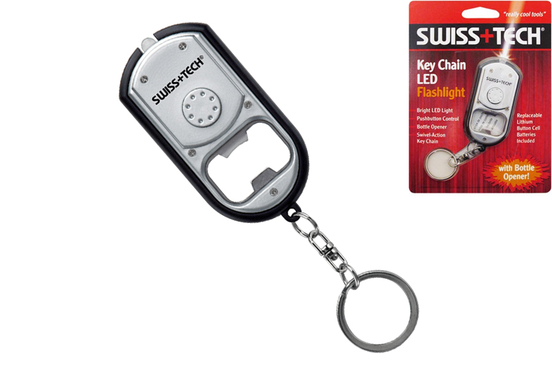 Swiss Tech Key Chain LED Flashlight otwieracz brel