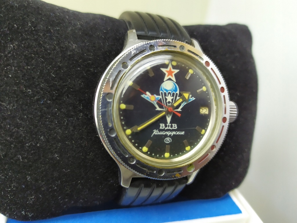 Zegarek wojskowy Wostok Amfibia automat CCCP