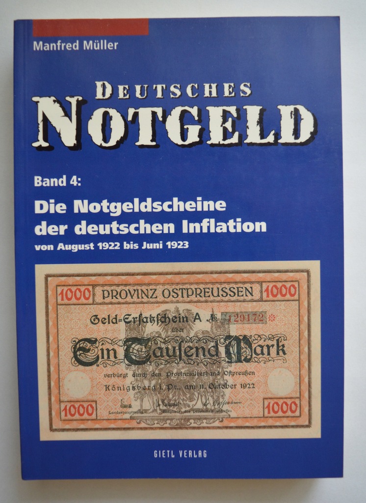 Deutsches Notgeld/ Katalog notgeldów tom 4 1912-1923