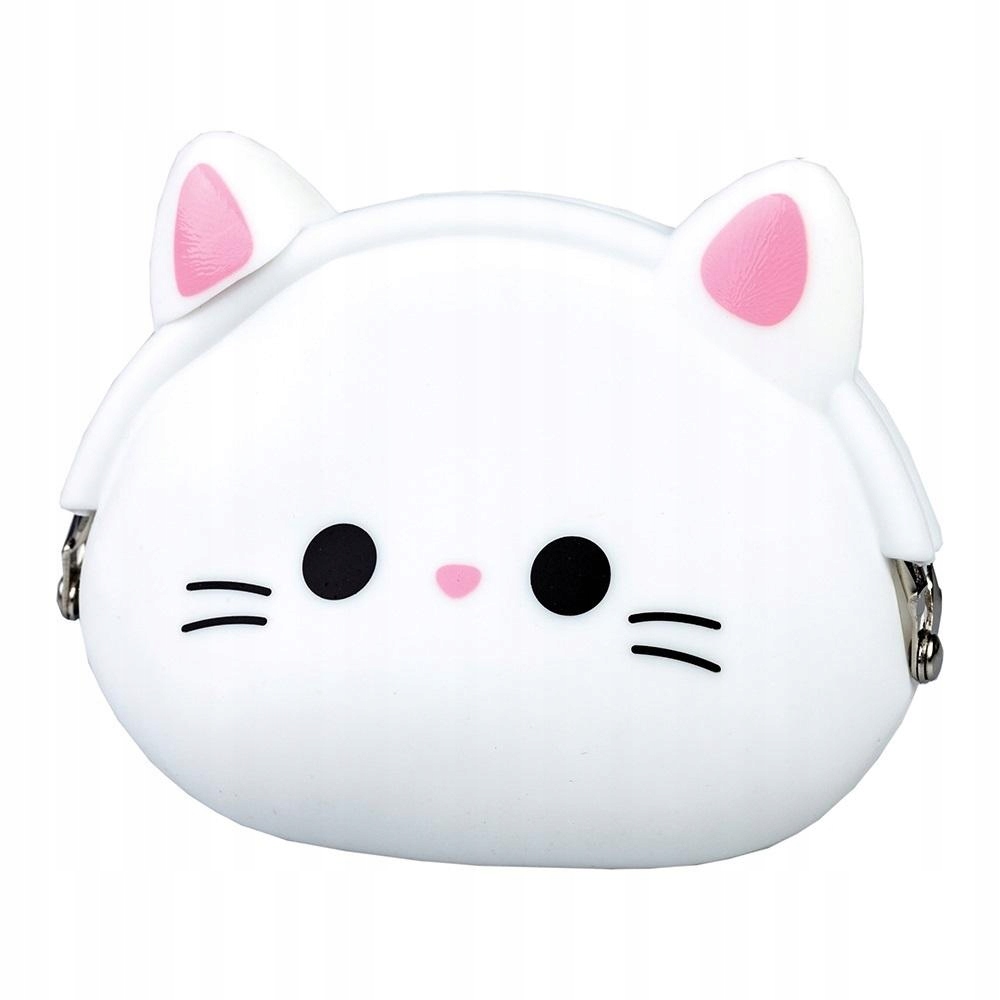 PORTFELIK SILIKONOWY WHITE CAT -