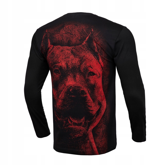 Koszulka z dł. ręk.Pit Bull Red Nose Czarna XL