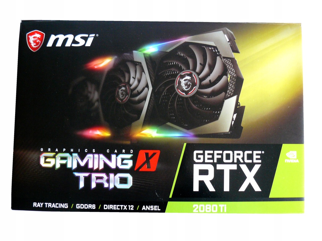 Karta graficzna MSI GeForce RTX 2080 Ti GAMING X TRIO 11GB GDDR6