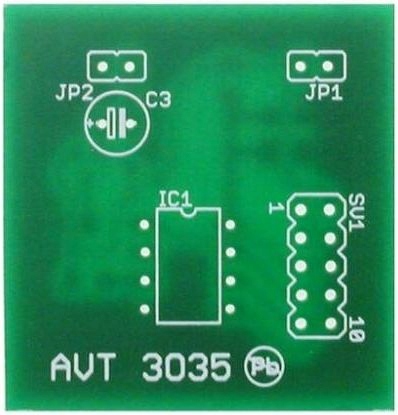 Strach na krety - antykret z 5 efektami dźwiękowymi, AVT3035 PCB+ uP