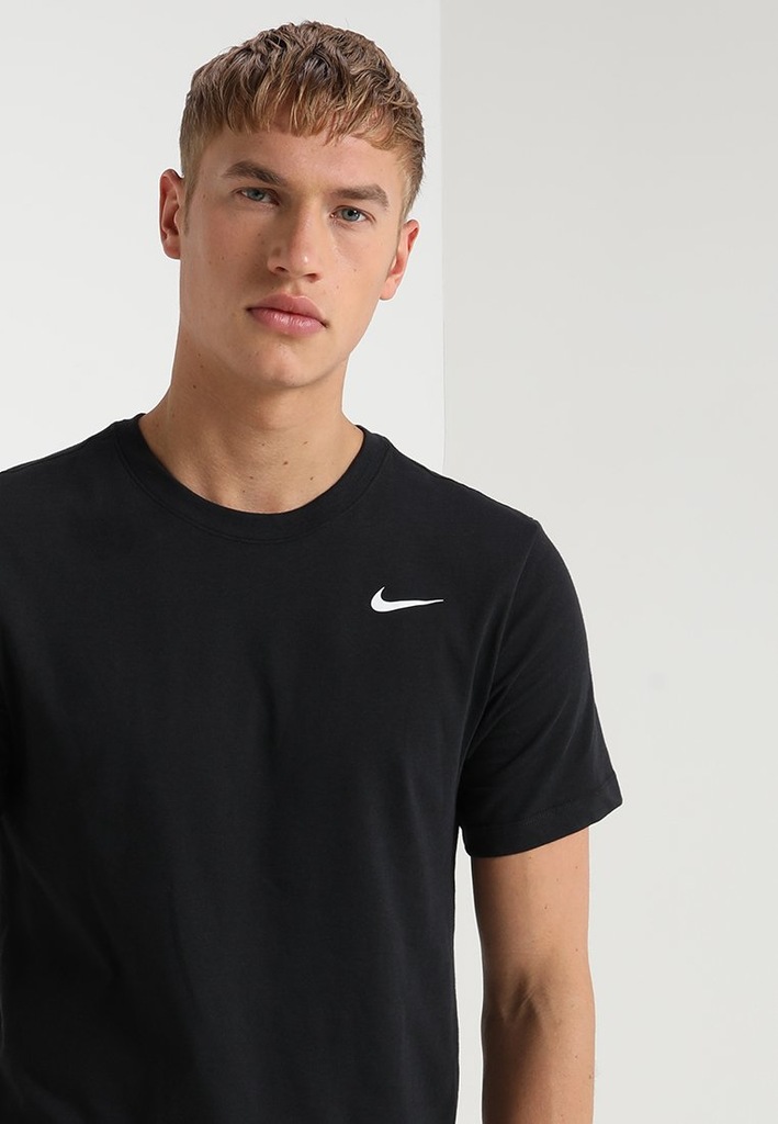 Nike dry-fit koszulka DO BIEGANIA czarna męska M