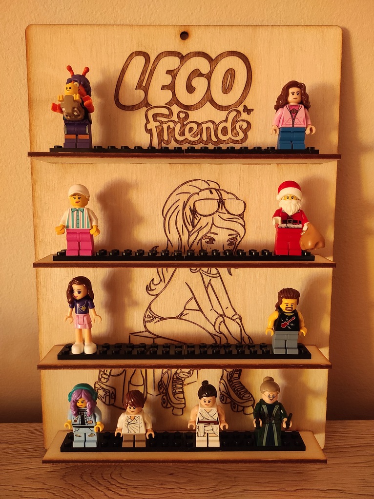 Półka na minifigurki LEGO ludziki Friends