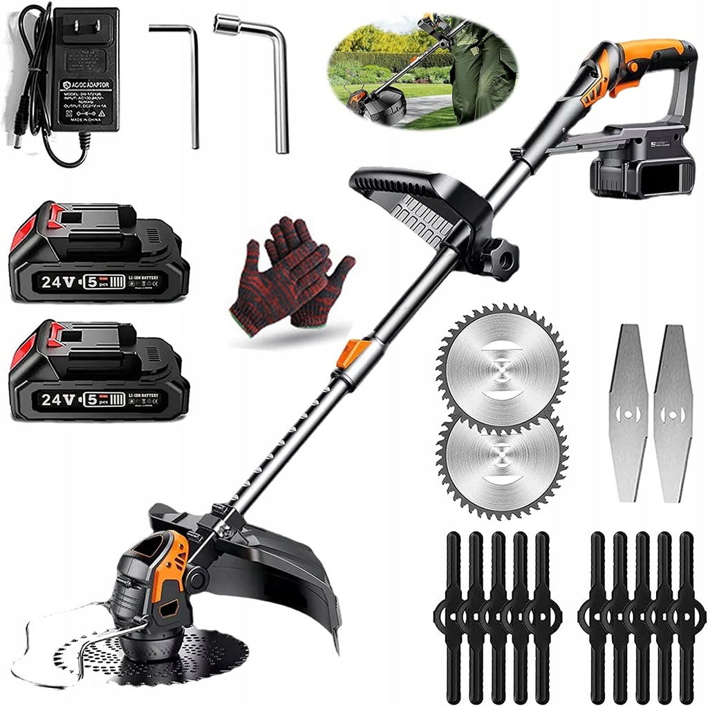 Podkaszarka akumulatorowa przycinarka tarczowa