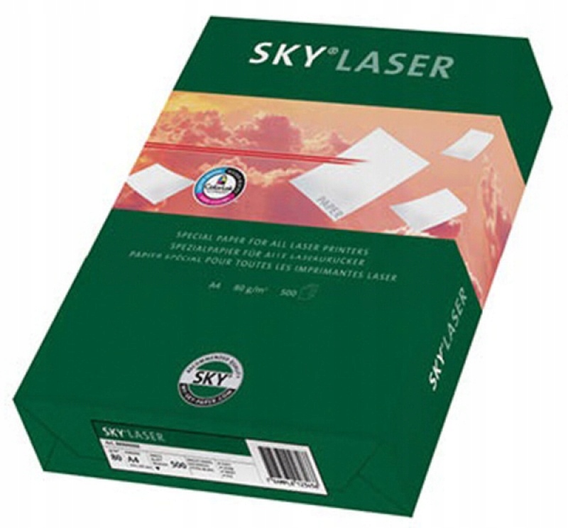 Papier ksero Laser A4 klasa B 80gsm 500ark 5szt