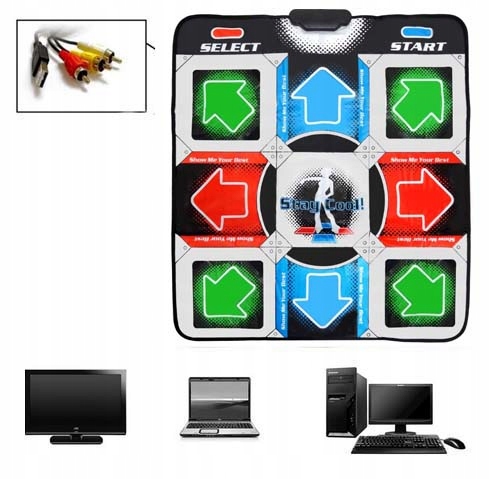 Купить ТАНЦЕВАЛЬНЫЙ МАТ ТАНЦЕВАЛЬНЫЙ ТВ КОМПЬЮТЕР WER PL: отзывы, фото, характеристики в интерне-магазине Aredi.ru