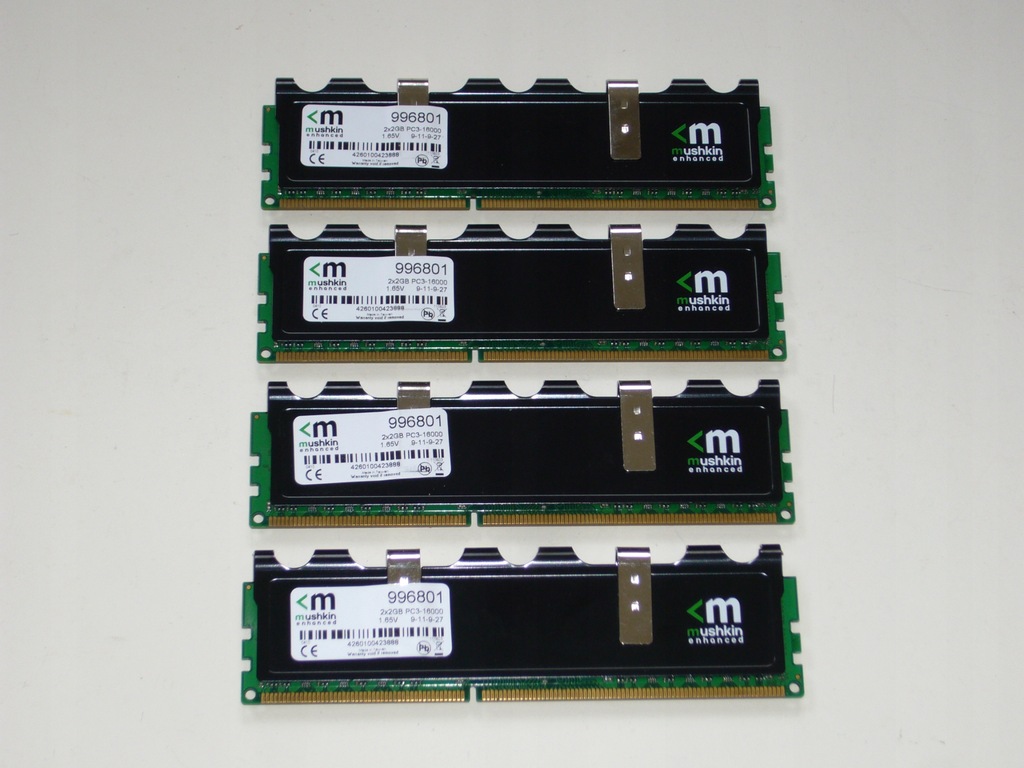 MUSHKIN 8GB (4x2GB) DDR3 1600MHz Cl.9