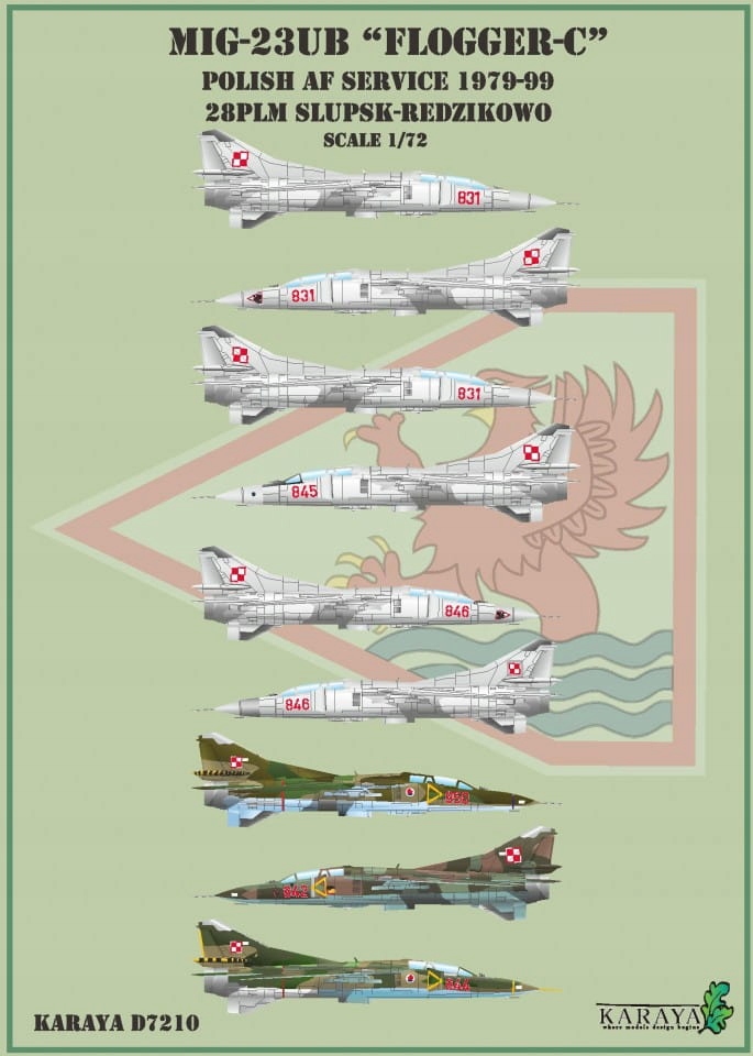 D7210 - MiG-23UB in Polish AF service - 1/72