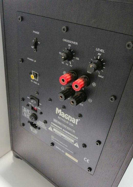 SUBWOOFER AKTYWNY MAGNAT BETASUB 20A - 8349858362 - oficjalne archiwum ...