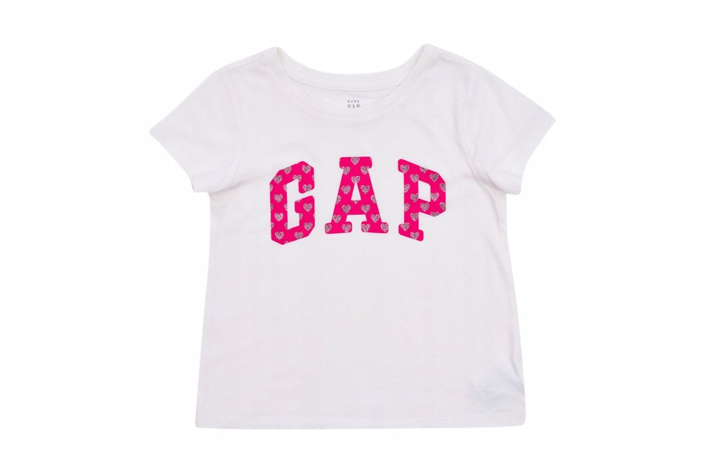 GAP kids Girls Koszulka Bluzka Logo rozm. 5 lat