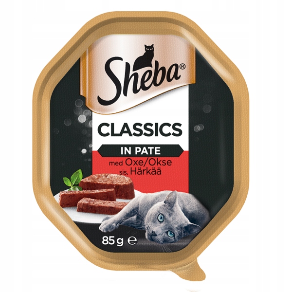 SHEBA CLASSICS IN PATE Z WOŁOWINĄ 85G