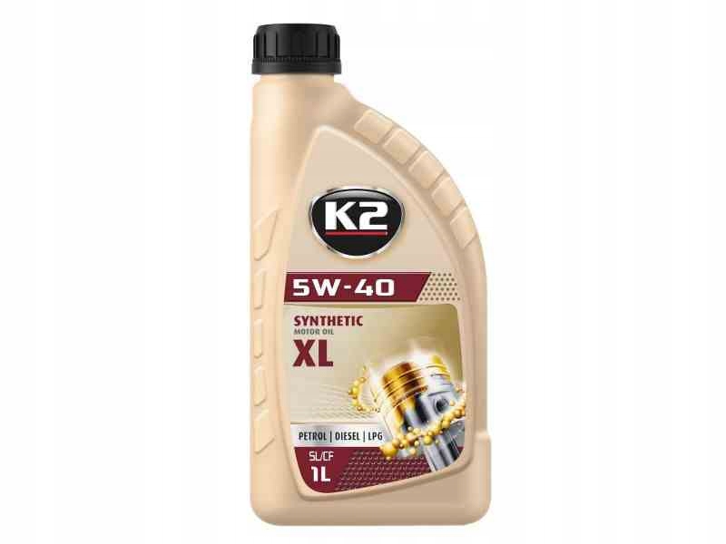 K2 TEXAR 5W-40 XL Olej silnikowy, 1L SL/CF/CF-4