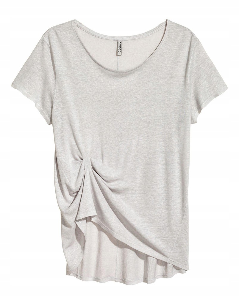 P3F080 H&M__MJ9 T-SHIRT MARSZCZENIE CASUAL__S