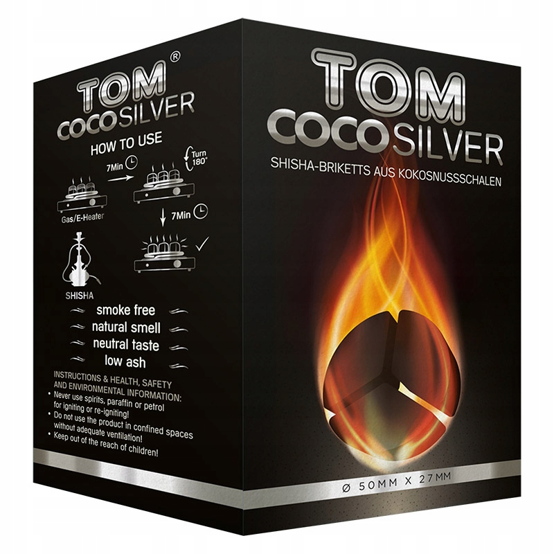 Węgiel kokosowy do fajki COCOCHA Silver 1kg