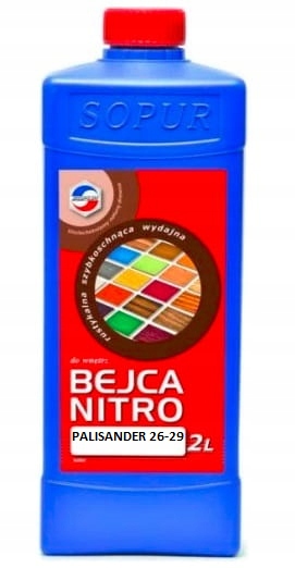 Bejca nitro do drewna SOPUR 2l PALISANDER 26-29
