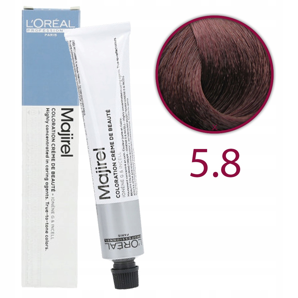 LOREAL MAJIREL FARBA DO WŁOSÓW - 5.8 - 50ml