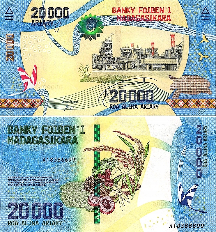 # MADAGASKAR - 20000 ARIARY - 2017 - NOWY - UNC