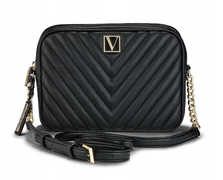 vic0717です Torebka VICTORIA'S SECRET Top Zip Crossbody czarna