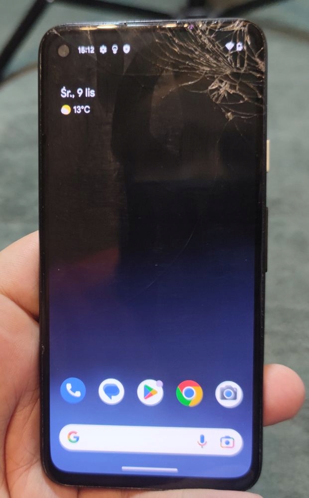 Google Pixel 4a 6 GB / 128 GB uszkodzony ekran