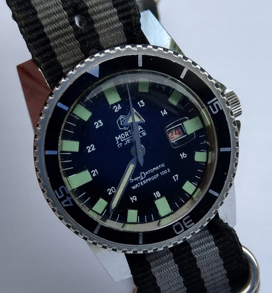 Zegarek Mortima 17 Jewels Super Datomatic Diver