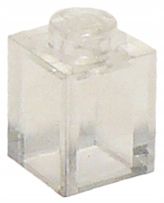 LEGO Klocek 1x1 Trans-Clear - 3005 - 1 szt.