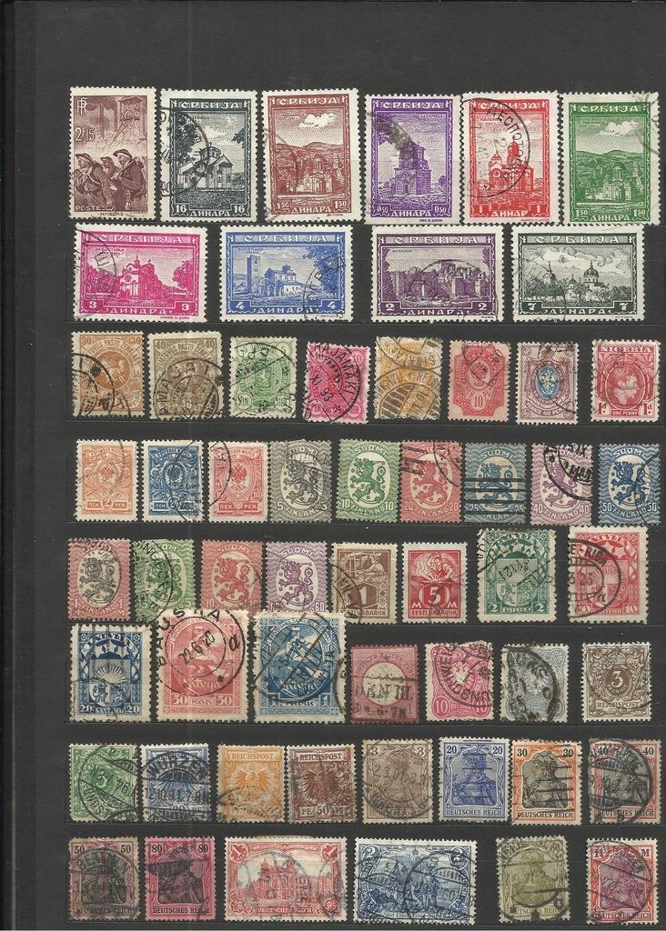 Купить Кластер старых марок из коллекции экзотического мира: отзывы, фото, характеристики в интерне-магазине Aredi.ru
