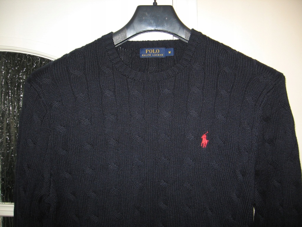 sweter - warkocz RALPH LAUREN 100% ORYGINAŁ _ M