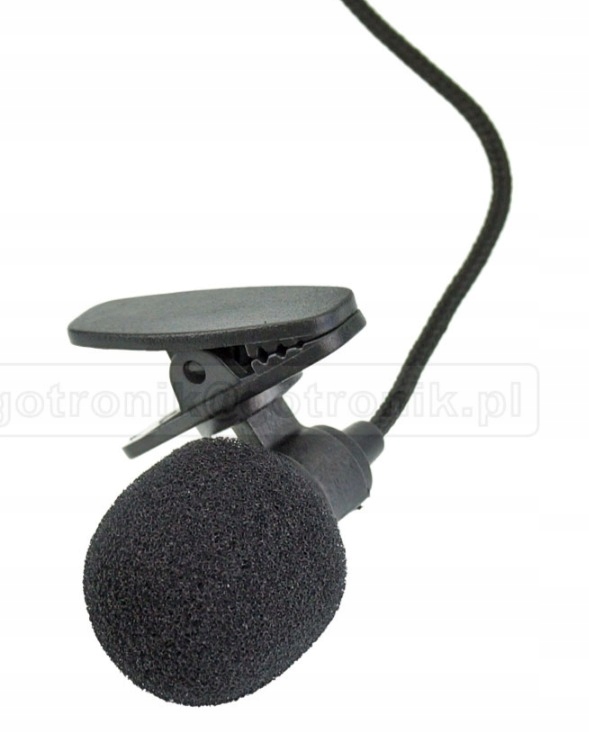 Mikrofon z klipsem miniaturowy