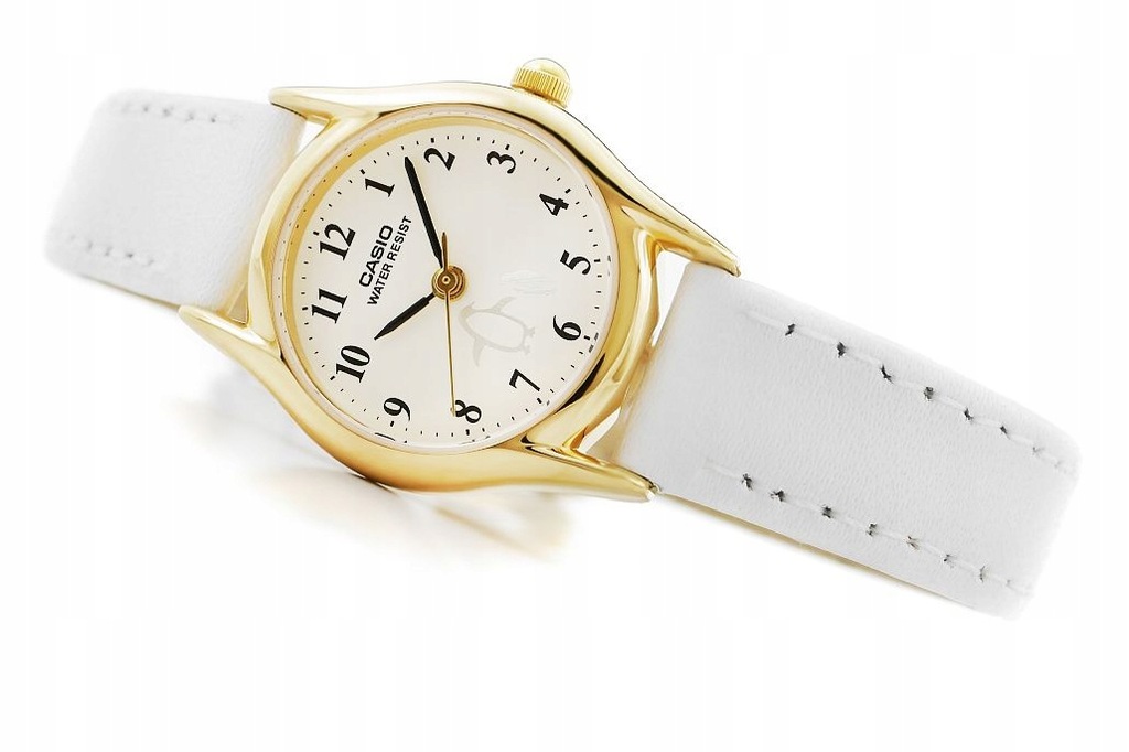 Zegarek CASIO Biały Skóra - Pingwinek