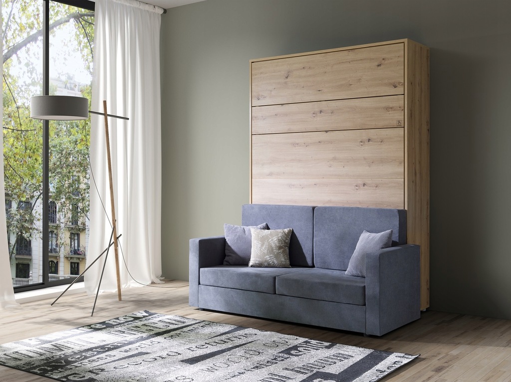 Półkotapczan z sofą BED CONCEPT BC01 dąb artisan 10504112708