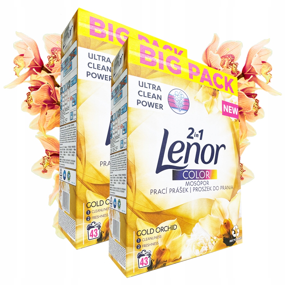 LENOR PROSZEK DO PRANIA GOLD ORCHID 2W1 5.58KG