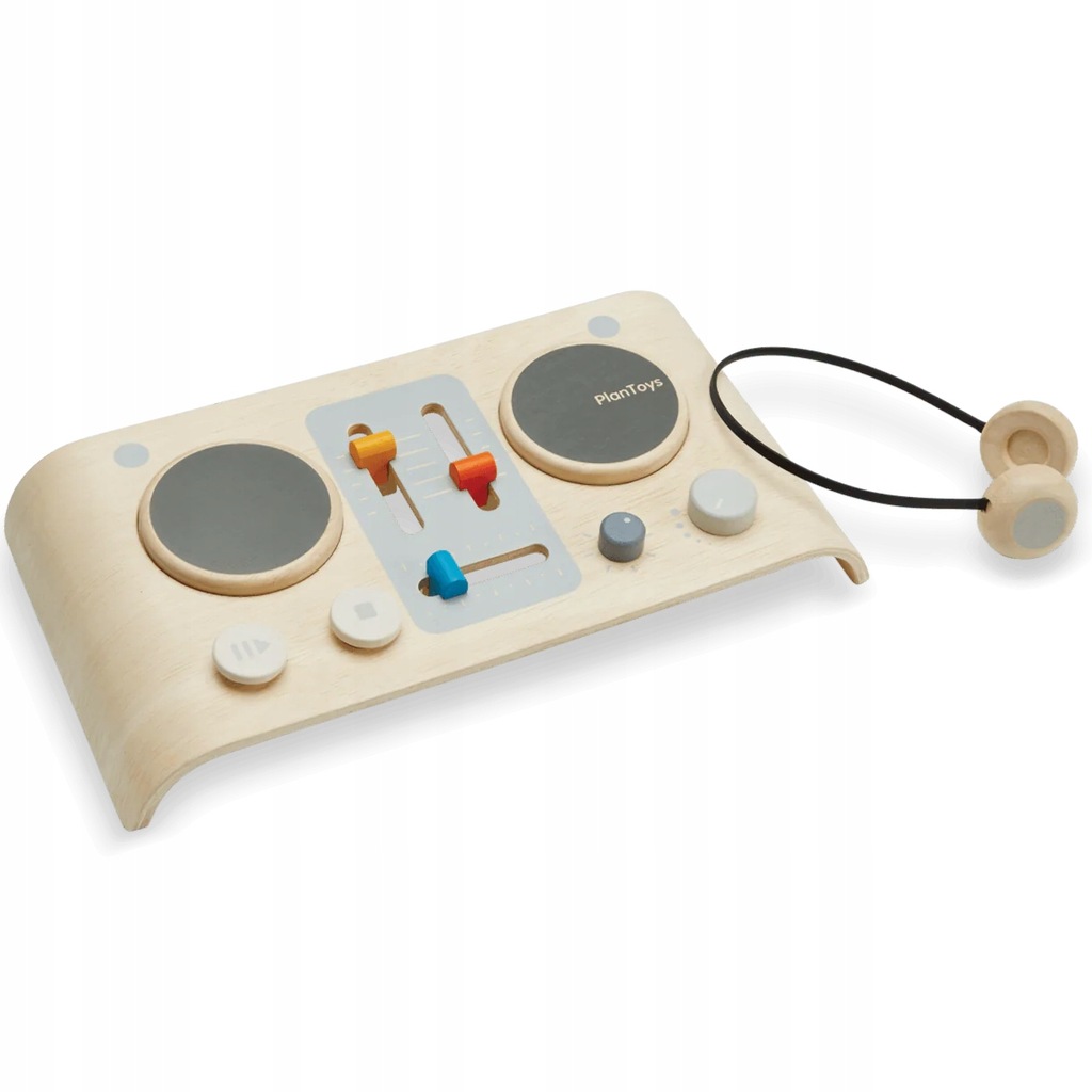 Plan Toys: drewniany zestaw DJ Mixer Board