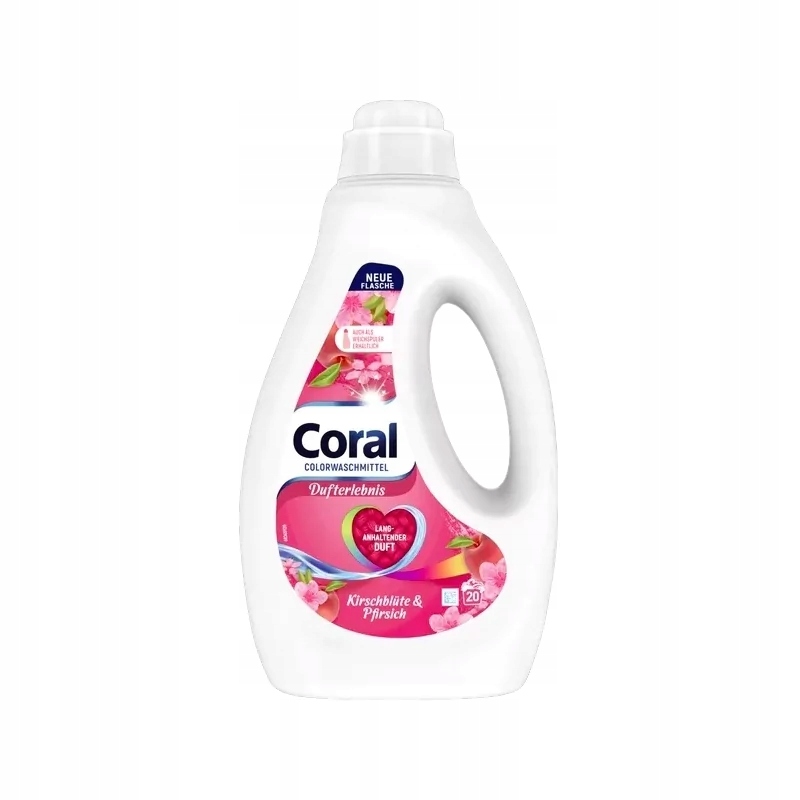 Coral Płyn do Prania Kolor Kirschblüte 1 l - 20 prań