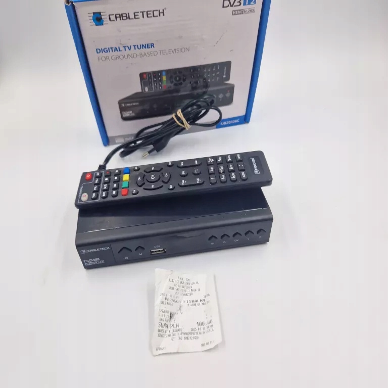 DEKODER DVB-T2 CABLETECH URZ0336C GW!