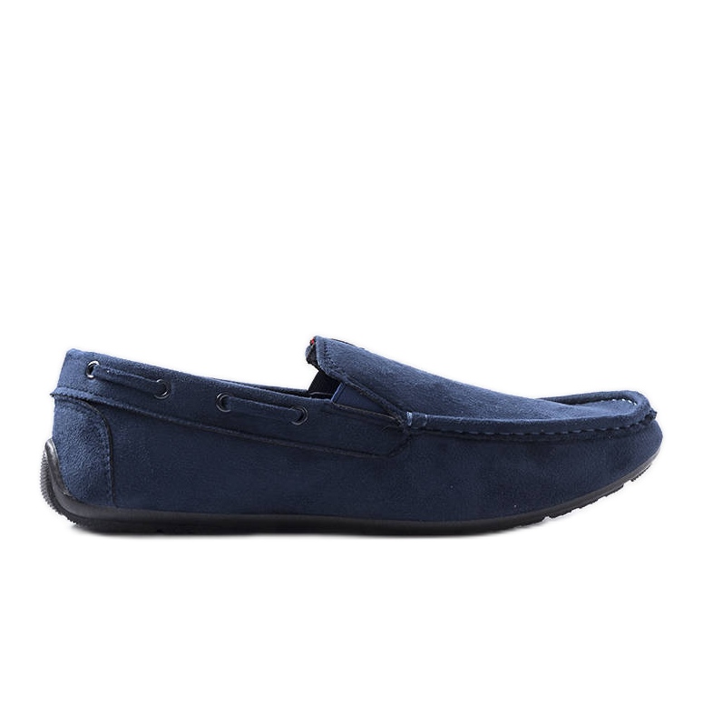 Niebieskie Skóra ekologiczna Buty Męskie r.40