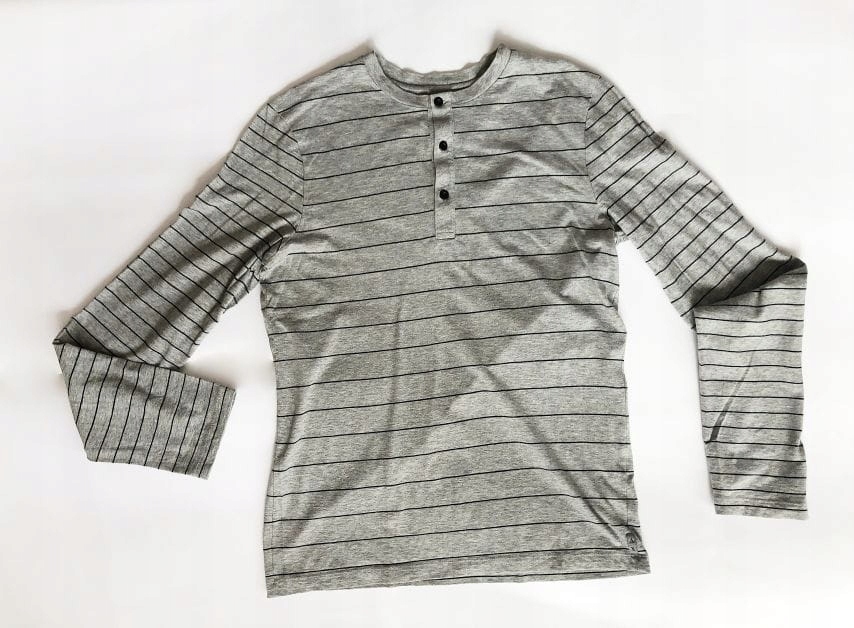 Armani Exchange longsleeve w paski bawełna