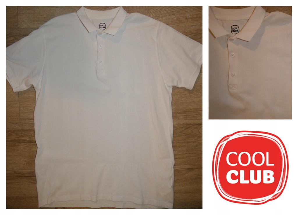 COOL CLUB NOWY T-SHIRT polo polówka r. 170