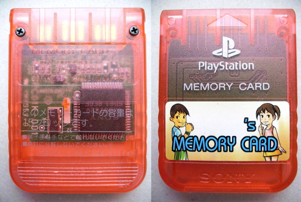 Karta Pamięci Sony Oryginał PS1 PSone PSX PS2