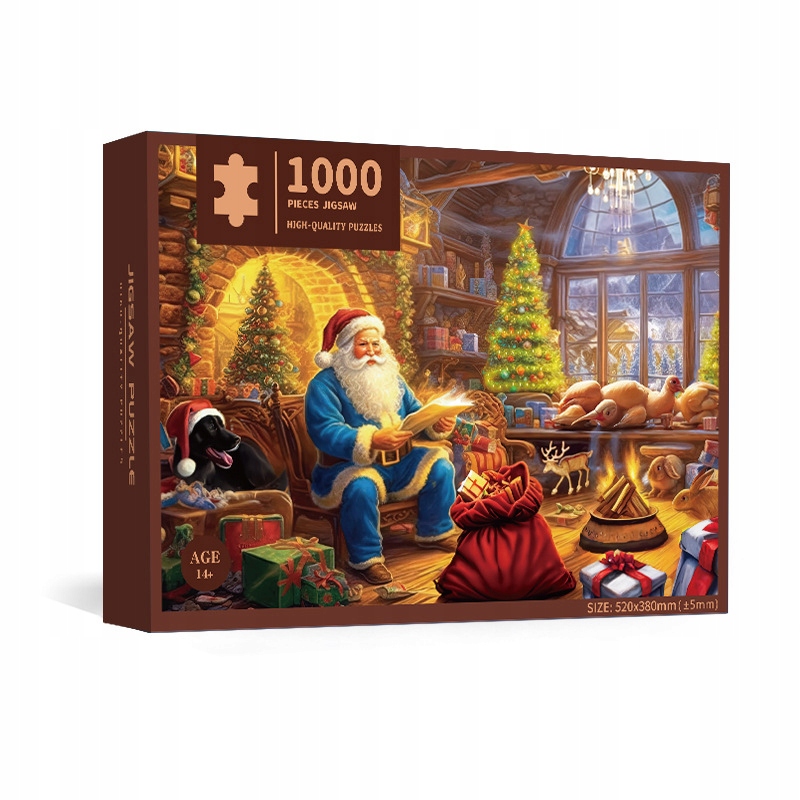 Puzzle Świąteczne 52*38cm1000 Elementów Puzzle Papierowe Zabawki